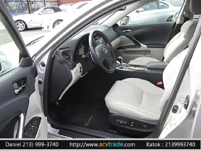 2010 lexus is250 silver 32,414 mile in los angeles, ca