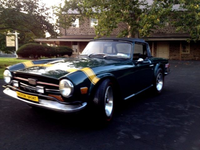 1972 triumph tr-6 classic and collectible 41,000 actual miles " no reserve "