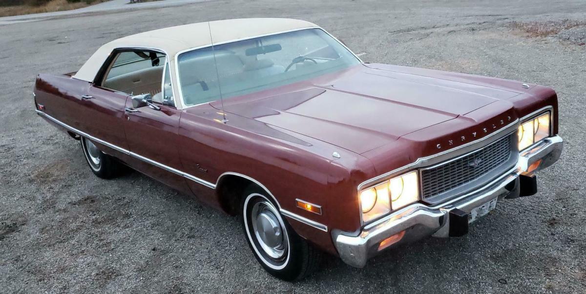 1973 chrysler newport hardtop sedan, 400 cu in. 1 family owned since new