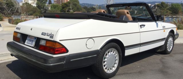 1989 saab 900 turbo 88,613 miles white 4 cylinder engine 2.0l/121 automatic