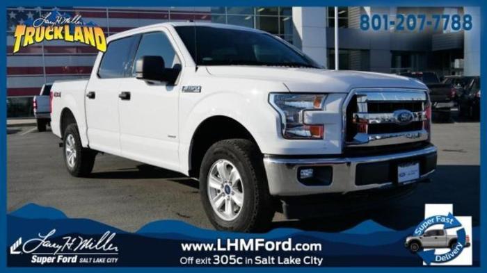 2017 ford f-150 xlt 4x4 xlt 4dr supercrew 5.5 ft. sb for sale in salt lake city, utah