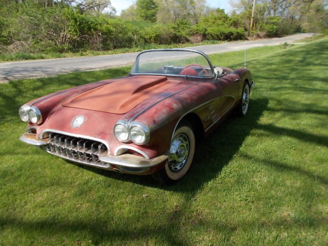 1958 chevrolet corvette project car