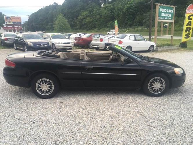 used 2002 chrysler sebring lx convertible manchester, md 21102 for sale in manchester, maryland