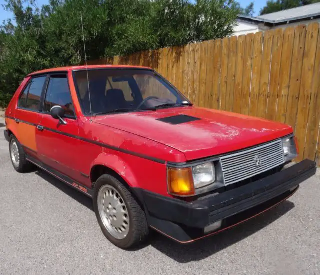 1985 dodge omni turbo glh 120k w aprox 20k on new motor 5 spd az car ac shelby