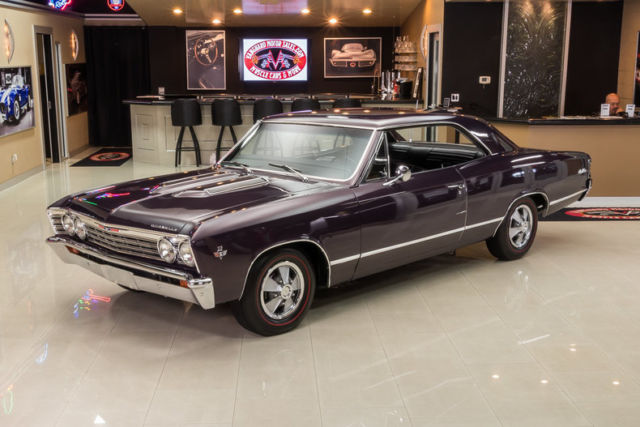 frame off restored, rare royal plum, 327 numbers matching, 327ci, ps, pb