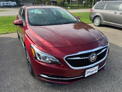 2017 buick lacrosse premium awd with 23,606 miles in crimson red metallic color