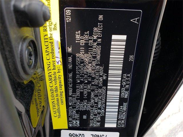 used 2010 toyota sequoia limited little rock, ar 72210 for sale in little rock, arkansas
