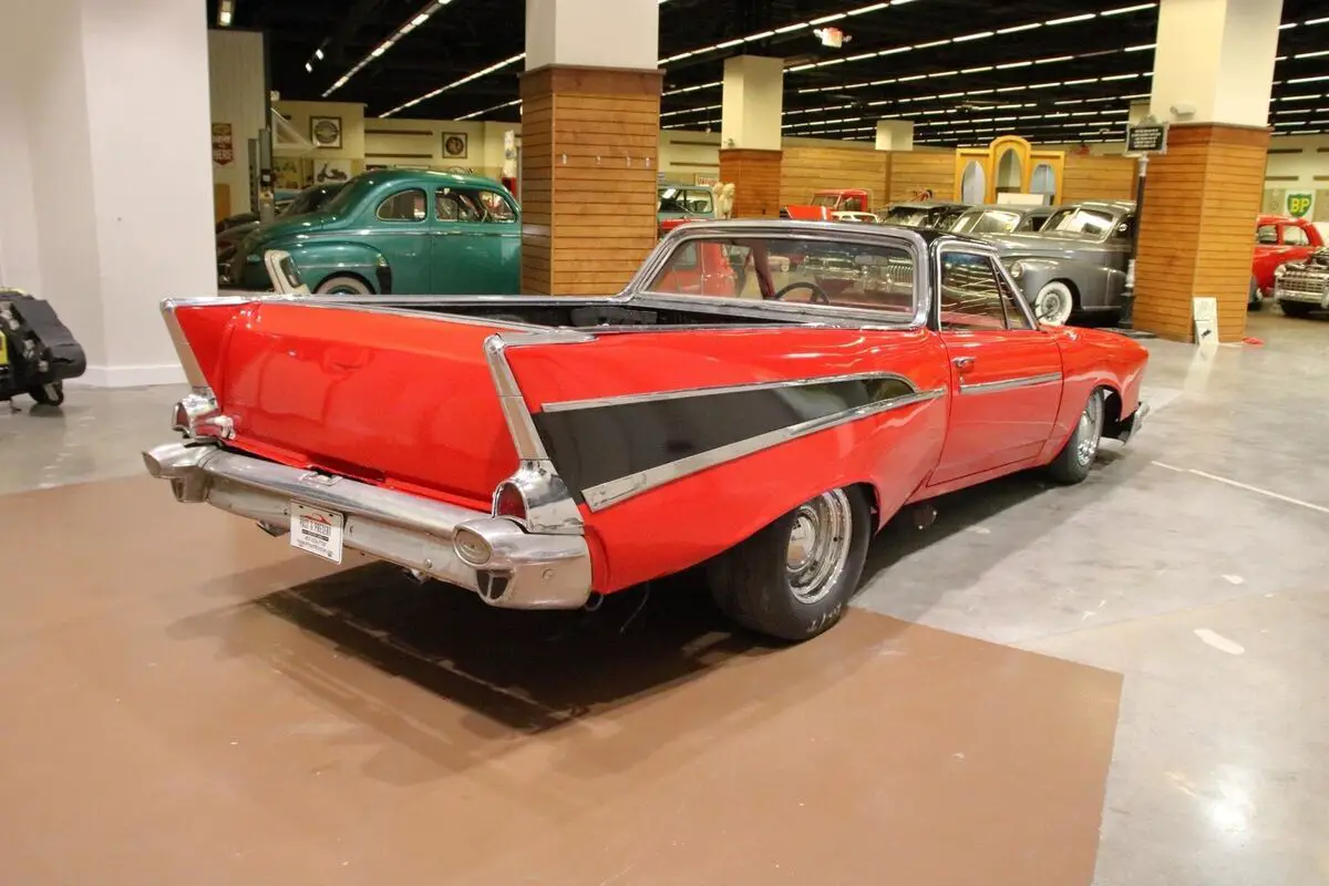 1957 chevrolet el camino red