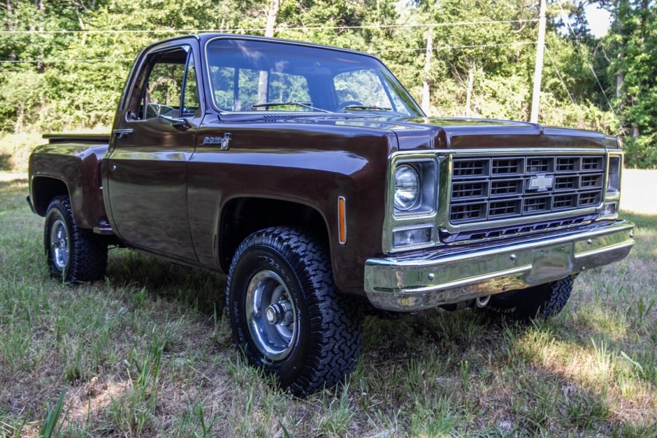 1979 chevrolet k10 scottsdale stepside 4×4 4-speed