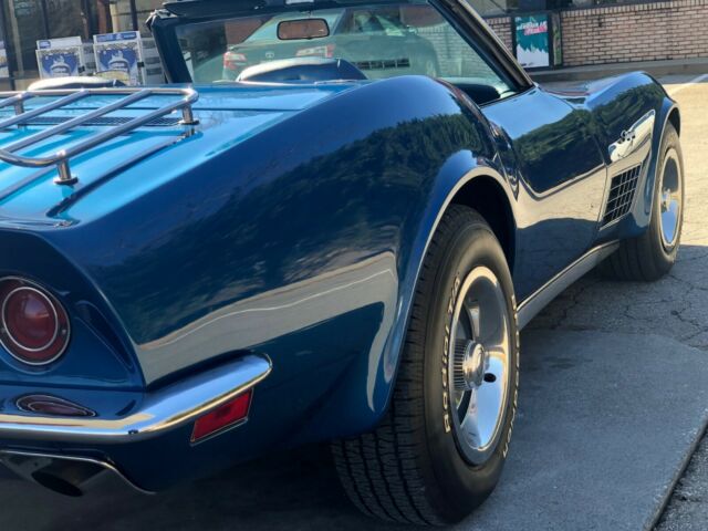 1972 corvette convertible. numbers matching. build sheet, meticulously restored