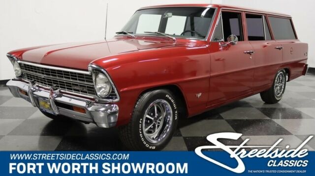 very cool classic wagon! smooth running 283 v8, auto, clean lines, great paint!