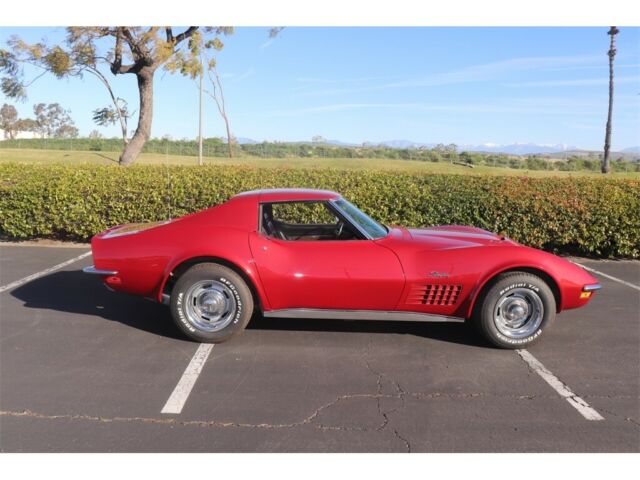 1970 chevrolet corvette 87644 miles burgundy 454 4 speed manual