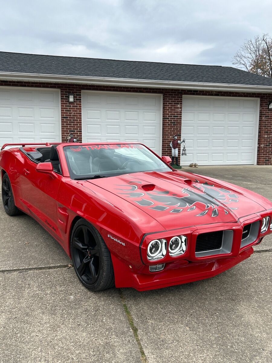 1969 pontiac firebird convertible red rwd automatic trans am 1969 camaro