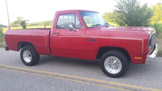 85 dodge short bed mopar muscle truck 4 speed hot rod