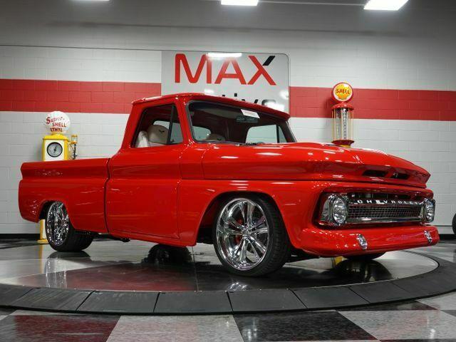 1966 chevy c 10 pickup viper redwhite 396ci v8