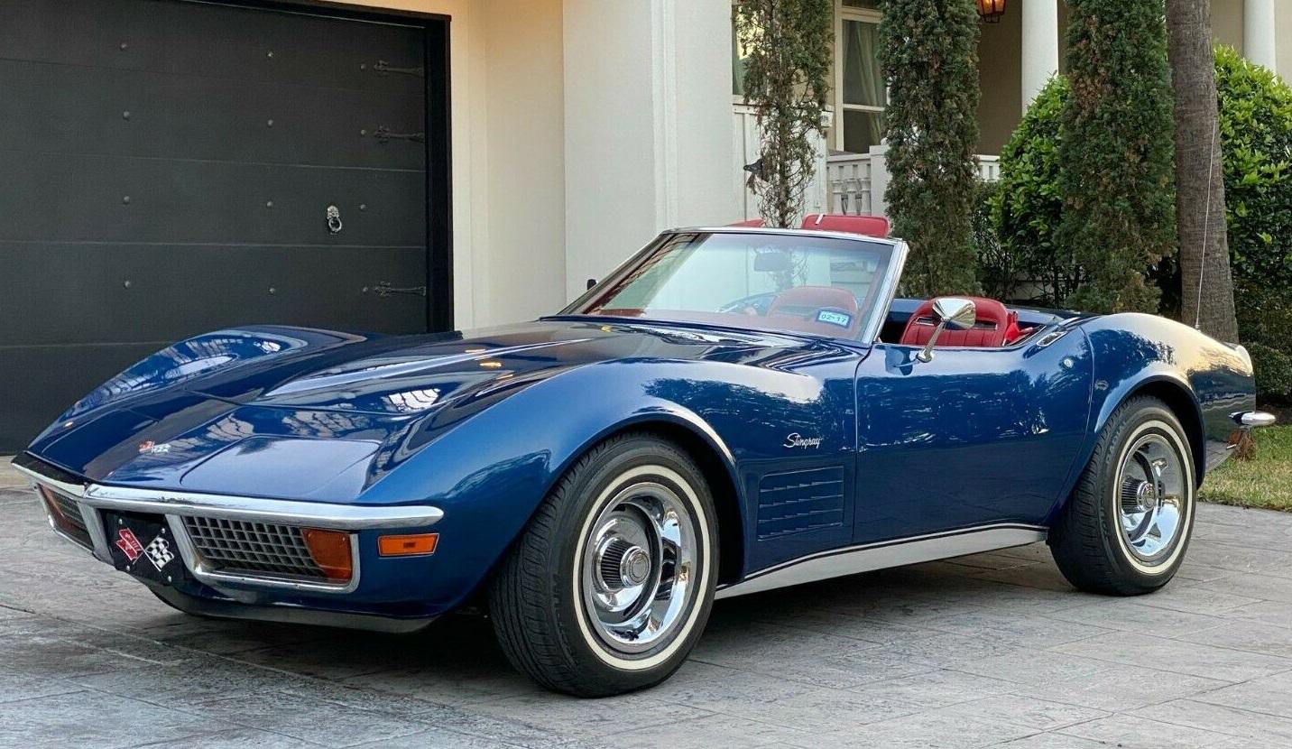 1972 chevrolet corvette stingray convertible 350 v8