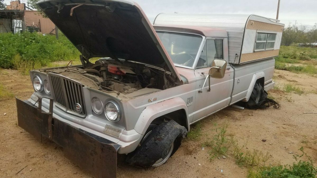 1966 jeep gladiator j3000 4x4 pickup sj 118,610 orig mi, rust-free arizona truck