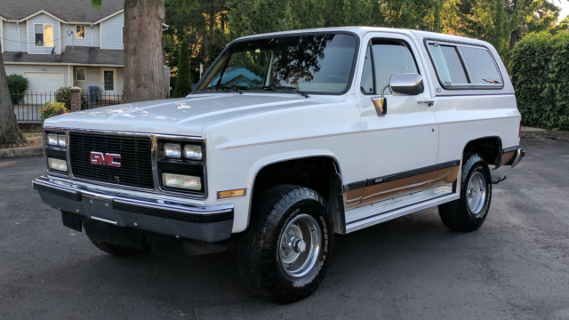 1989 gmc jimmy sle 4x4 2-door k5 blazer 5.7l v8 eng' 125k miles 1owner rust free