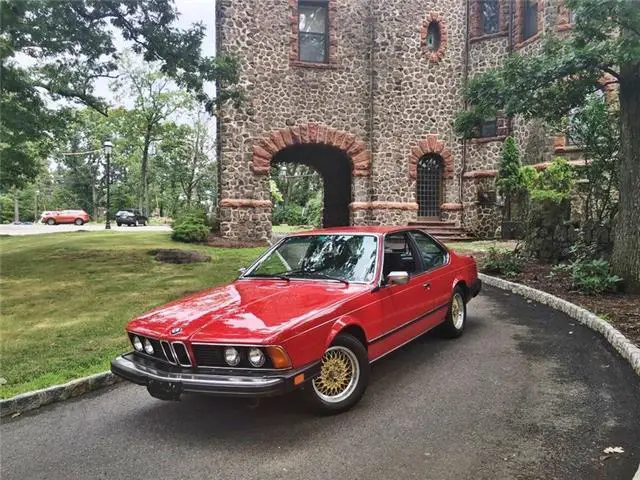 bmw 6 series 635csi - original cinnabar red paint - e24 shark