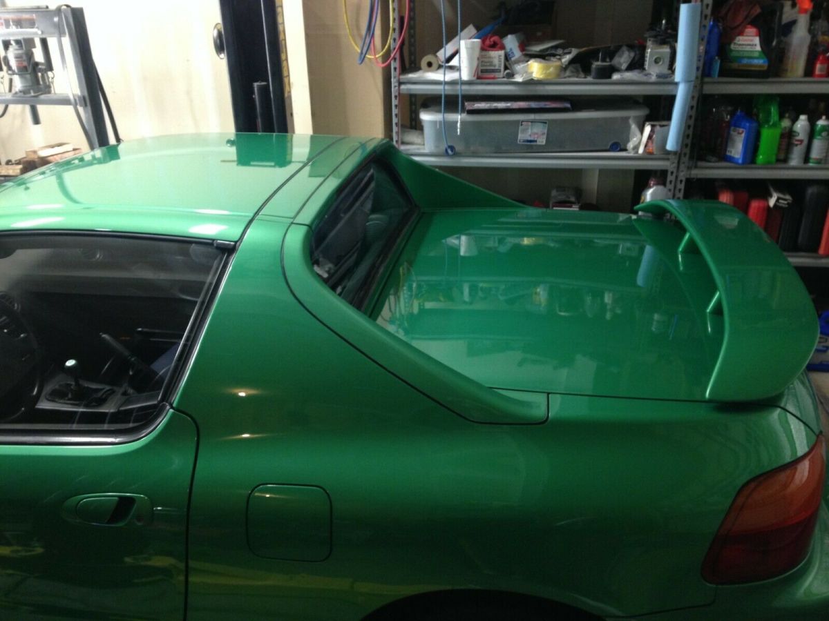 honda del sol si samba green with manual transmission