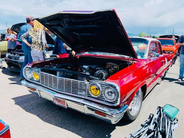 1964 chevrolet biscayne coupe red rwd automatic