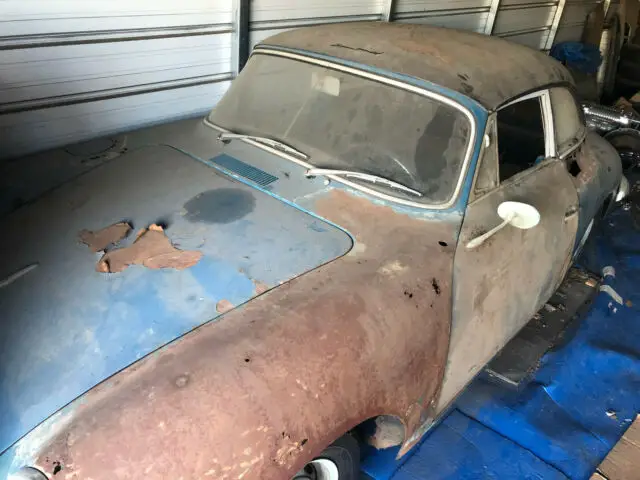 1962 porsche 356 cabriolet rare barn find project cab aircooled original hardtop