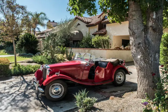 1952 mg td roadster t-series