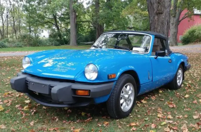 no reserve-1980 triumph spitfire 1500 one owner extra clean
