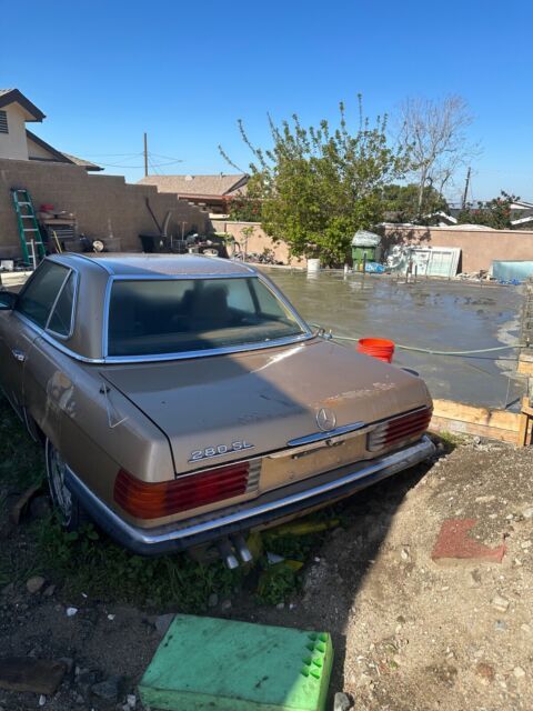 1978 mercedes-benz 280 sl convertible brown rwd manual
