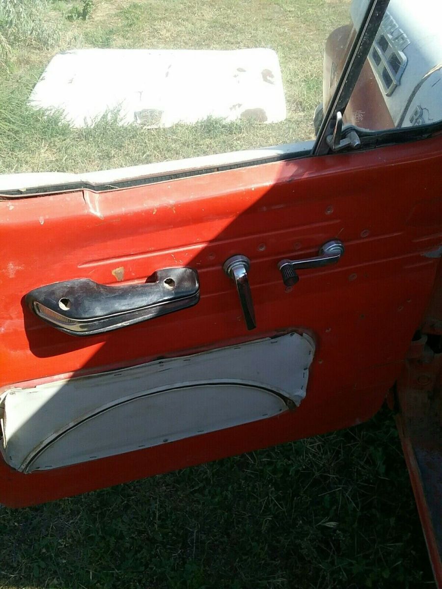 1966 ford f100 shortbox shortbed pickup red rwd manual custom