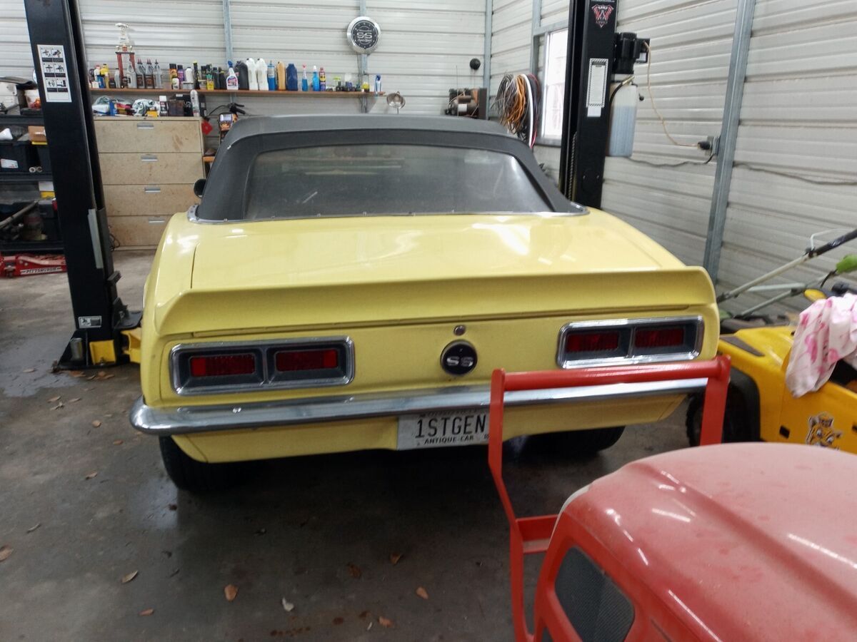 1968 chevy camaro convertible ss tribute
