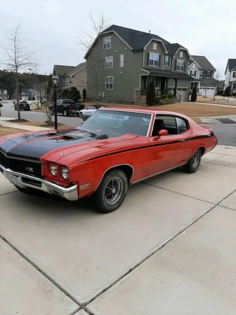 1971 buick gsx coupe red rwd automatic