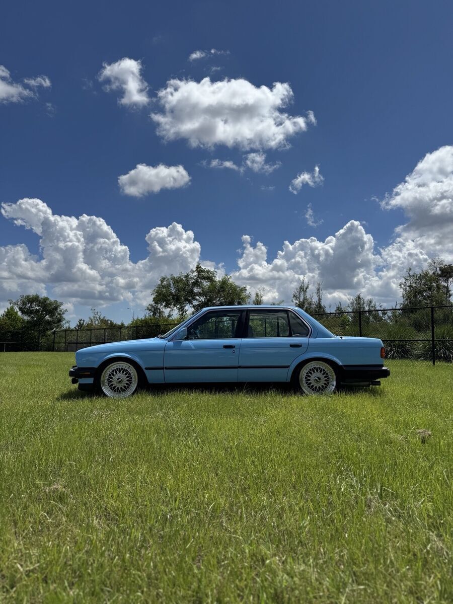 1987 bmw 3-series blue e automatic