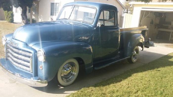 obo for sale 1951 gmc pick up truck rare 5 window fully restored in westminster, ca