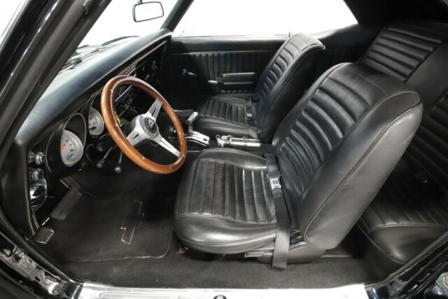 classic vintage collector chevy restored resto bbc v8 auto black holley midnight