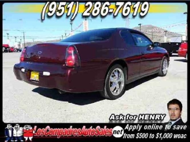 2004 chevrolet monte carlo 2dr cpe ls in riverside, ca