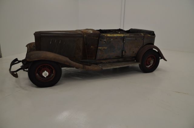 1931 auburn 8-98a phaeton no reserve needs restoration