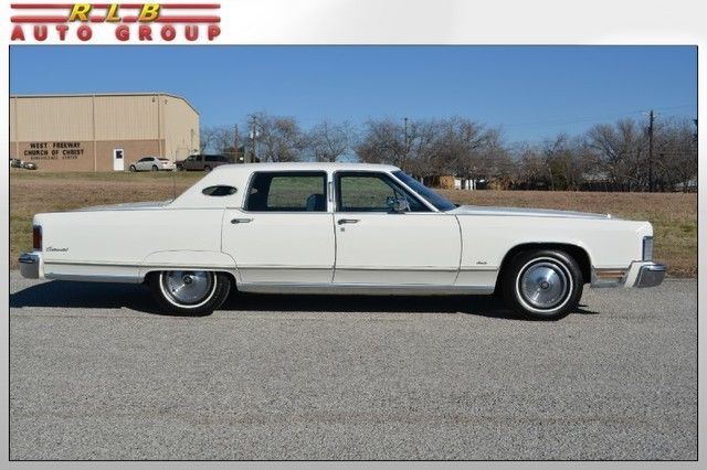 1976 lincoln town car exceptional one owner survivor 98,000 miles