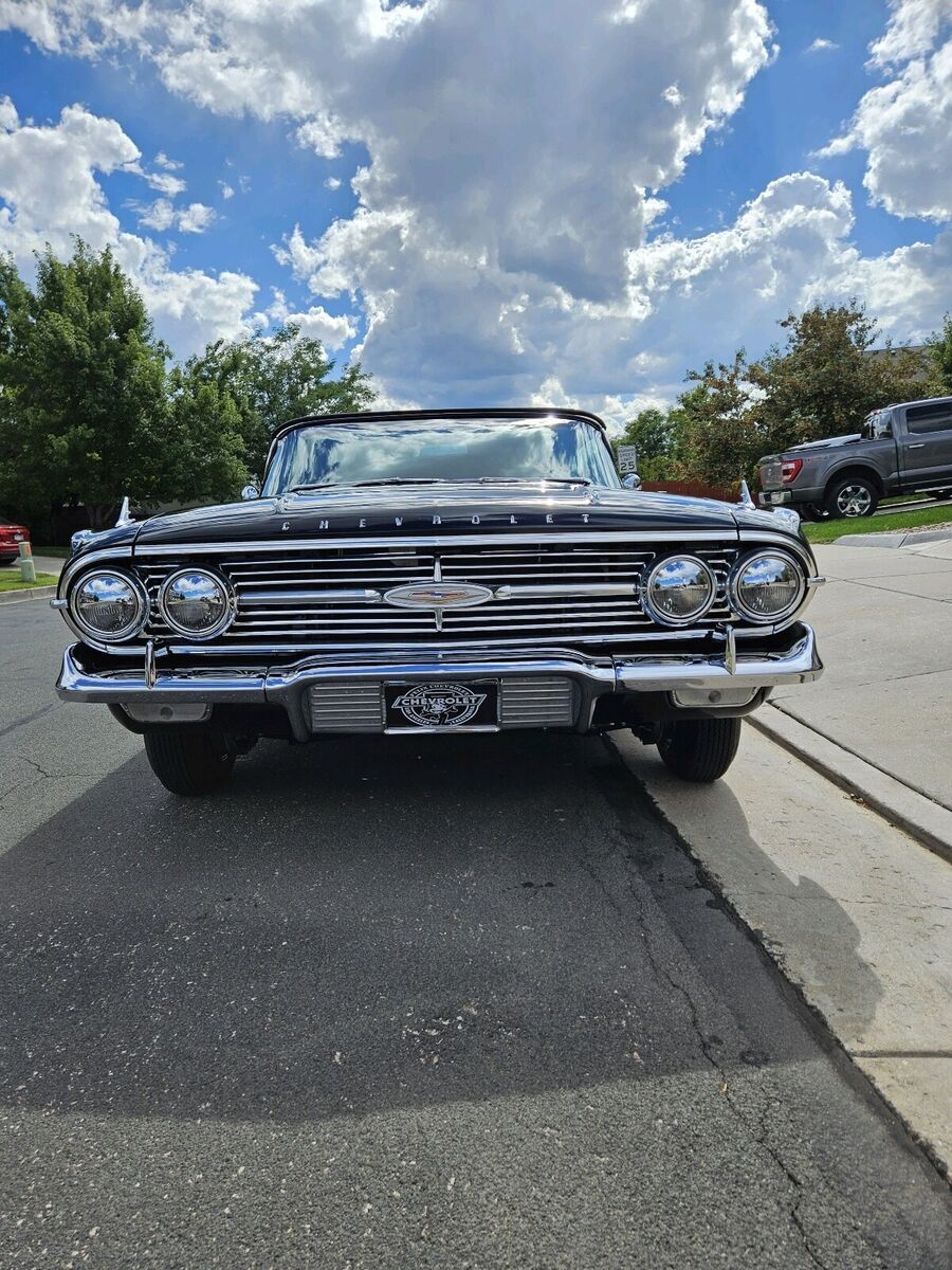 1960 chevrolet impala convertible black rwd automatic