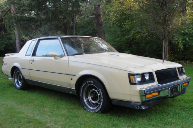1987 buick regal turbo t( wo2) rare!! t type grand national