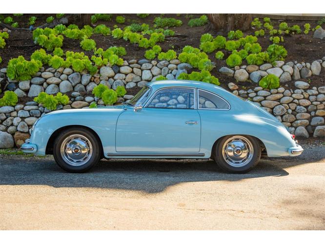 1959 porsche 356a in monterey, california