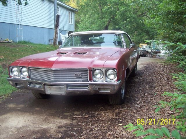 1971 buick skylark 350 gs convertible