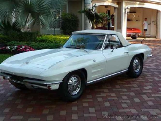 1964 white chevrolet corvette in baiting hollow, ny