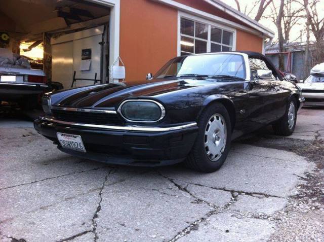 1994 jaguar xjs convertible black on black