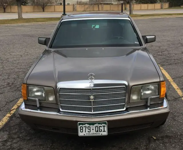 1991 mercedes-benz 560 sel with rare rear split seat option!