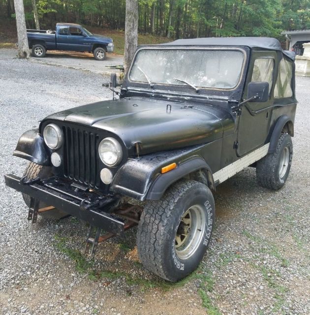 getty1985 jeep cj-7: fully functional! great as is or perfect for restoration!