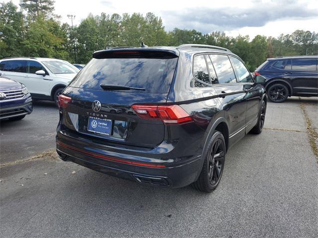 2023 volkswagen tiguan 2.0t se r-line black