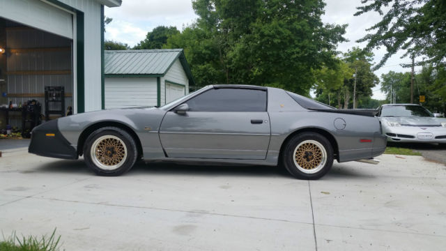 1989 pontiac firebird trans am gta coupe 2-door 5.7l gunmetal gray rare!!
