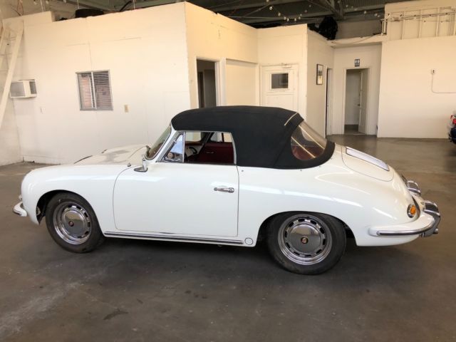 1965 porsche 356 c convertible "matching" slate grey