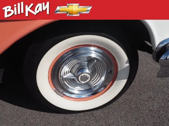 1955 oldsmobile 88 85586 miles white/orange coupe automatic